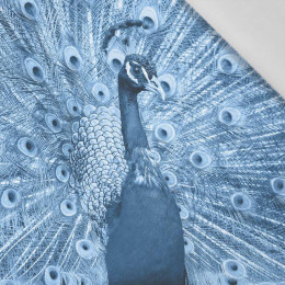 PEACOCK (CLASSIC BLUE)  - Cotton woven fabric panel