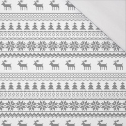 REINDEERS PAT. 2 / light grey - single jersey with elastane 