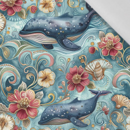 SEA WORLD pat. 3 - Cotton woven fabric