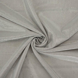 GREY - Knit fabric with lurex (honeycomb)