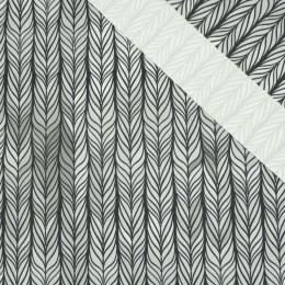 50cm BRAID / grey - Waterproof woven fabric