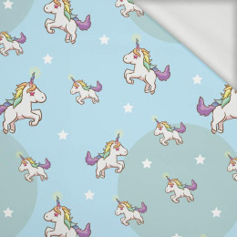 UNICORNS pat. 4 - looped knit fabric