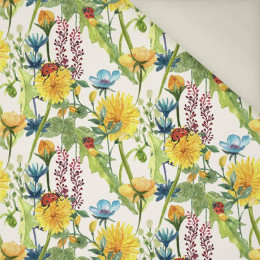 LADYBIRDS IN THE MEADOW (IN THE MEADOW)- Upholstery velour 