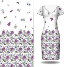 WATER-COLOR FLOWERS pat. 3 - dress panel TE210