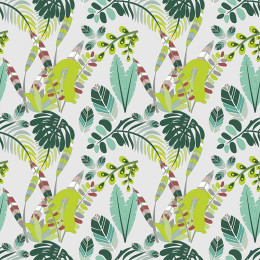 LEAFS - Cotton woven fabric
