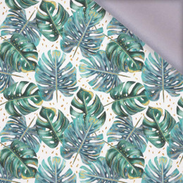 MONSTERA pat. 4 / white  - softshell