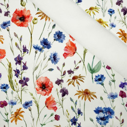 FIELD FLOWERS / white - softshell