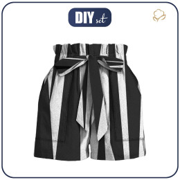 PAPERBAG SHORTS - STRIPES - sewing set