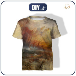 KID’S T-SHIRT - THE SLAVE SHIP (William Turner) - sewing set