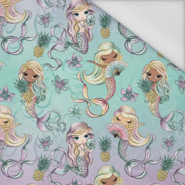 MERMAIDS AND PINEAPPLES - Waterproof woven fabric