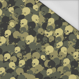 CAMOUFLAGE SKULLS / olive - Waterproof woven fabric