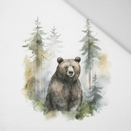 WATERCOLOR BEAR - panel (60cm x 50cm) Panama 220g