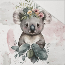 BABY KOALA - panel (60cm x 50cm) Hydrophobic brushed knit