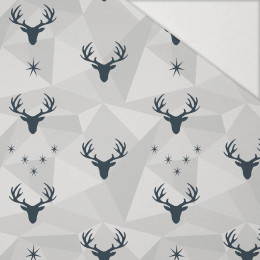 DEERS (adventure) / grey - Hydrophobic brushed knit