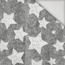 WHITE STARS / vinage look jeans (grey) - lycra 300g