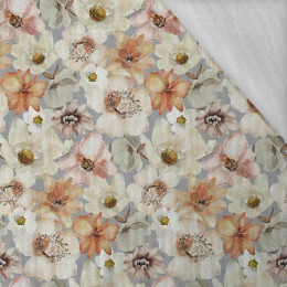 WATER-COLOR FLOWERS pat. 4 - Cotton muslin