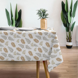 BROWN LEAVES - Woven Fabric for tablecloths