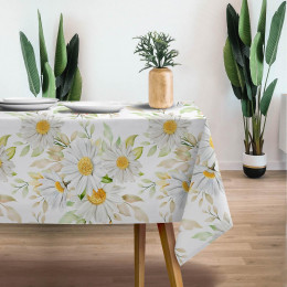 PASTEL DAISIES PAT. 2 - Woven Fabric for tablecloths