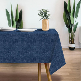 ACID WASH / DARK BLUE - Woven Fabric for tablecloths