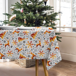 GOLDEN DEERS - Woven Fabric for tablecloths