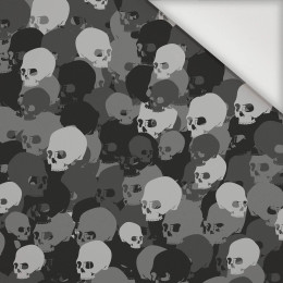 CAMOUFLAGE SKULLS / gray - Nylon fabric Pumi
