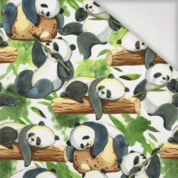 PANDAS ON BAMBOO - Nylon fabric Pumi