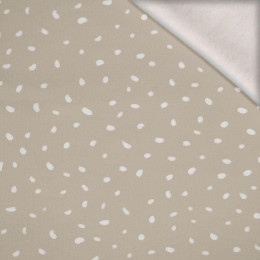 WHITE TRACES / beige (MAGICAL CHRISTMAS FOREST) - brushed knitwear with elastane ITY