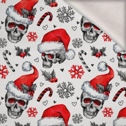 CHRISTMAS SKULLS - brushed knitwear with elastane ITY