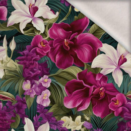 EXOTIC ORCHIDS PAT. 6 - brushed knitwear with elastane ITY