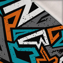 GRAFFITI - brushed knitwear with elastane ITY