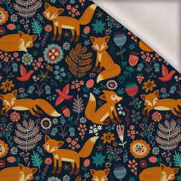 FOXES IN THE FORREST - brushed knitwear with elastane ITY