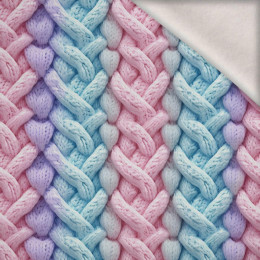 IMITATION PASTEL SWEATER PAT. 3 - brushed knitwear with elastane ITY