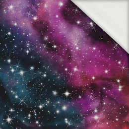 50cm WATERCOLOR GALAXY PAT. 8 - looped knit fabric with elastane ITY