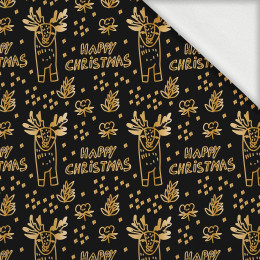 GOLD CHRISTMAS WZ. 3 - looped knit fabric with elastane ITY