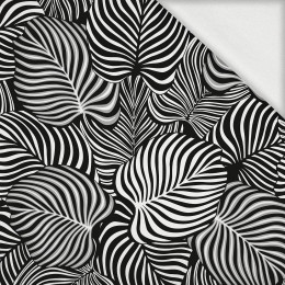 ZEBRA LEAVES - looped knit fabric with elastane ITY