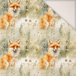 PASTEL FOX PAT. 1 - PERKAL Cotton fabric