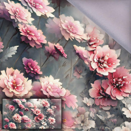 VINTAGE FLOWERS Pat. 3 - panel,  softshell (80cm x 140cm)
