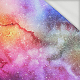 WATERCOLOR GALAXY PAT. 4 - looped knit fabric