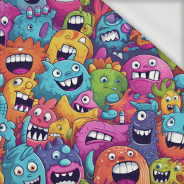 CRAZY MONSTERS PAT. 4 - looped knit fabric