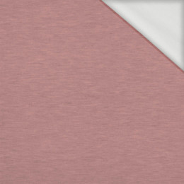 MELANGE ROSE QUARTZ - looped knit fabric