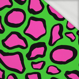 NEON SPOTS PAT.1  - looped knit fabric