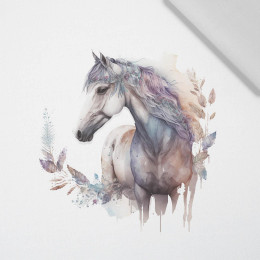 WATERCOLOR HORSE - panel (75cm x 80cm) Cotton woven fabric