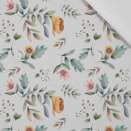 BRIGHT FLOWERS (INTO THE WOODS) - Cotton woven fabric