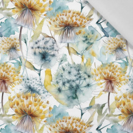 WATERCOLOR DANDELION PAT. 4 - Cotton woven fabric