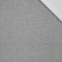 HERRINGBONE / NIGHT CALL / grey - Cotton woven fabric