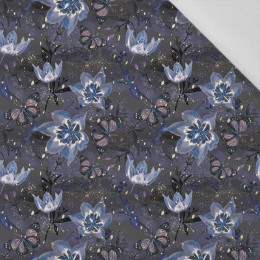 MOON LILIES (ENCHANTED NIGHT) - Cotton woven fabric