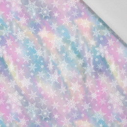 SNOWFLAKES PAT. 2 / RAINBOW OCEAN pat. 3 - Cotton woven fabric