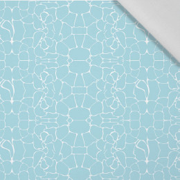 WATER WORLD (BACKGROUND) / aqua - Cotton woven fabric