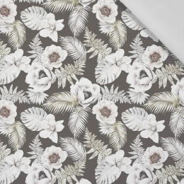 WHITE FLOWERS PAT. 2 - Cotton woven fabric