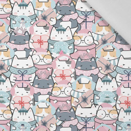 WINTER CATS WZ. 2 - Cotton woven fabric